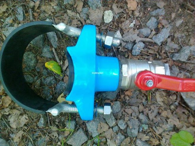 Как врезаться в водопроводную трубу под давлением