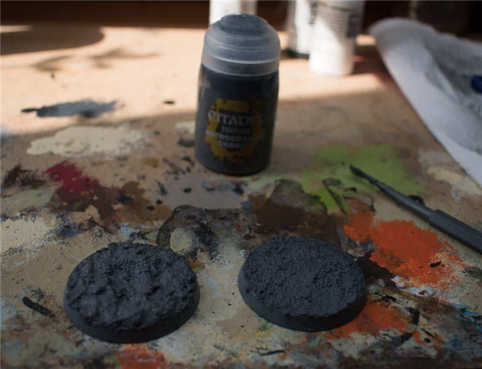 Текстурная краска Astrogranite Debris до высыхания