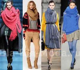 10 способов, как носить шарф зимой: с пальто, с пуховиком, с капюшоном