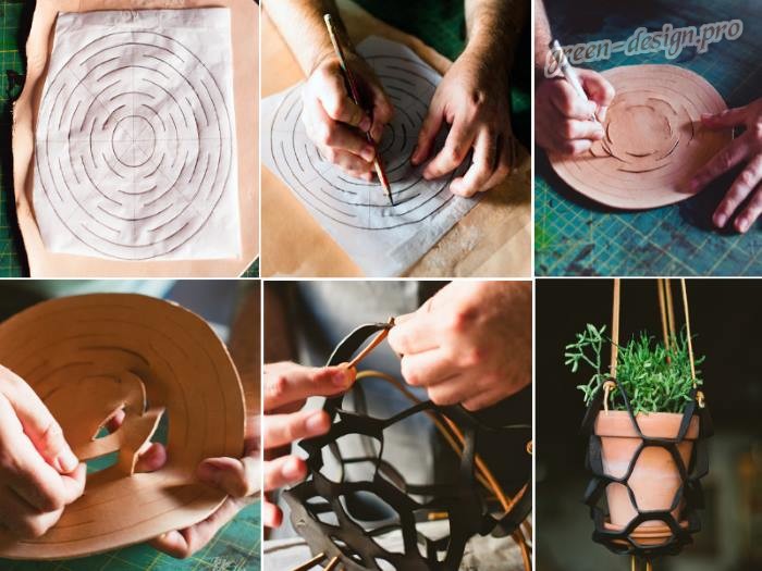 Как сделать своими руками вазон для сада из цемента и ткани