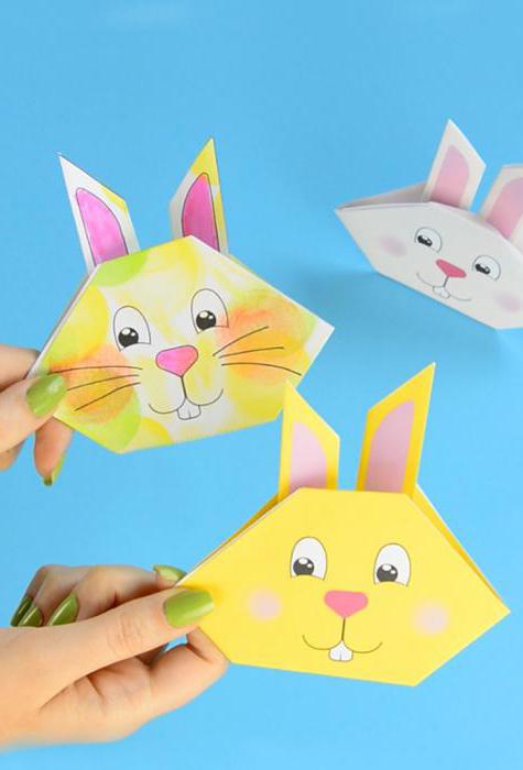 Узнаем как изготовить кролика из бумаги (для начинающих)