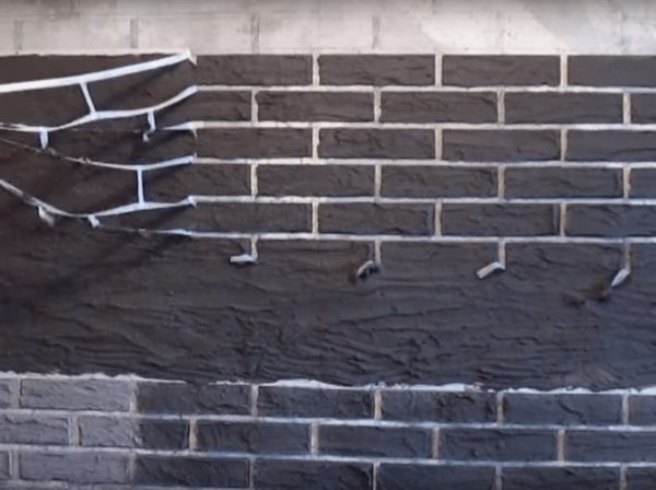Технология декоративной штукатурки стен «под кирпич»