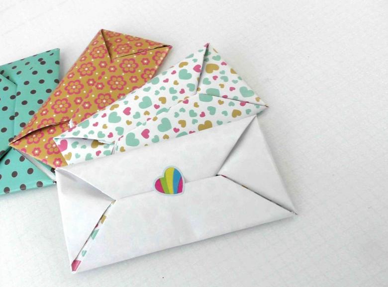 Доступно и просто: как сделать красивый конверт из листа А4
