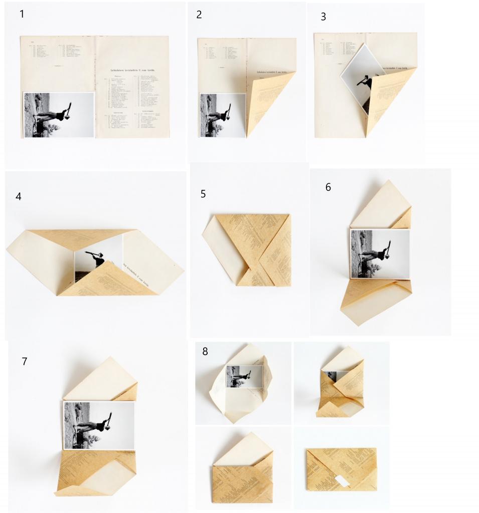 Как сделать конверт из листа А4 своими руками