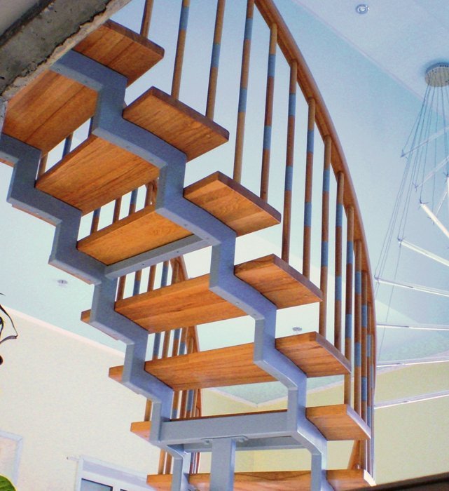 Межэтажная лестница своими руками из дерева и металла: особенности монтажа и расчеты, фото, видео процесса