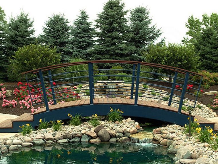 Декоративные мостики для сада своими руками: придаем участку изысканную романтичность