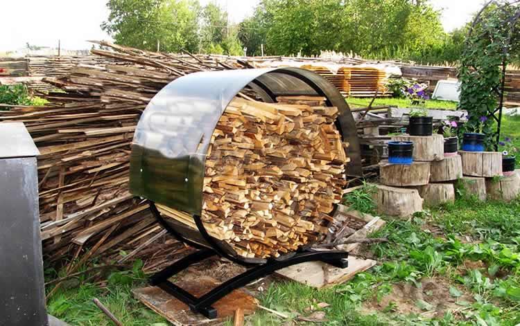 Как сделать навес для дров своими руками на даче