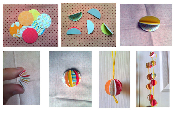 Узнаем как изготовить шарик из бумаги своими руками? Бумажные шары на Новый год