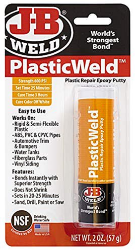 J-B WELD PlasticWeld Эпоксидная шпаклевка для ремонта пластика