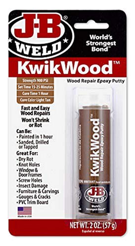 J-B WELD KwikWood Epoxy Putty Stick