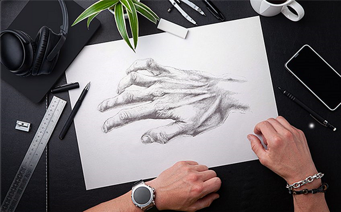 как рисовать руки