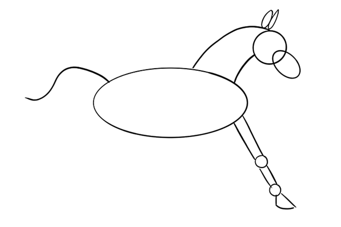 рисунок лошади 7