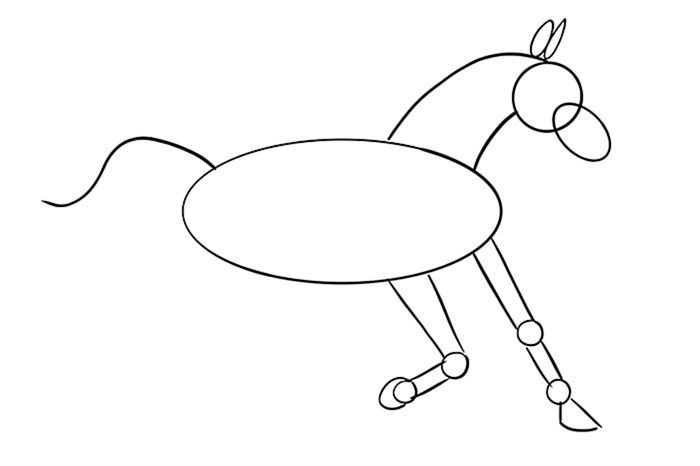 рисунок лошади 8