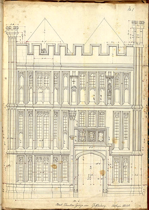 Архитектурный план здания викторианской эпохи