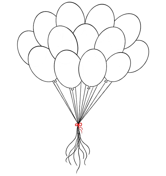 рисунок на воздушном шаре 12