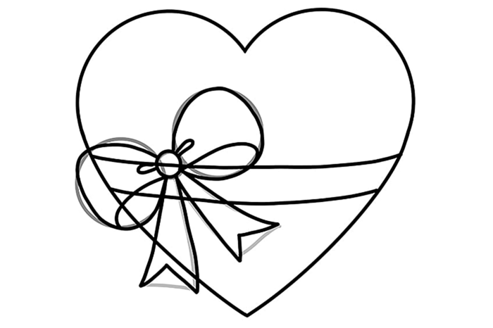 рисунок сердца 12