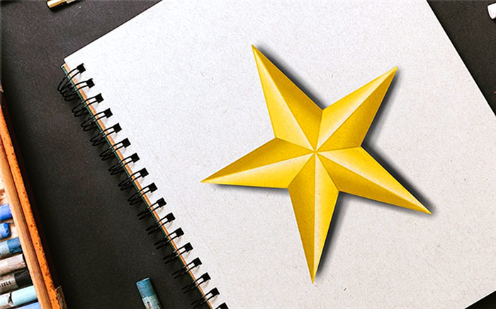 как нарисовать звезду