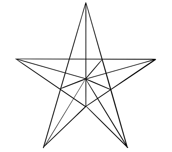 рисунок звезды 05