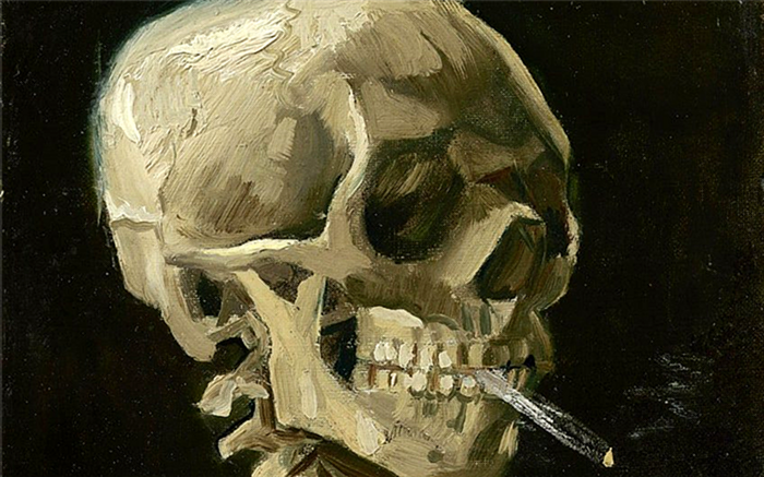 Курение скелета Ван Гога