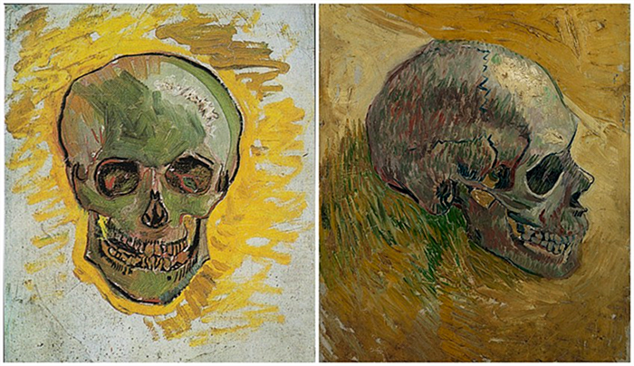 Ранние эскизы черепа Ван Гога