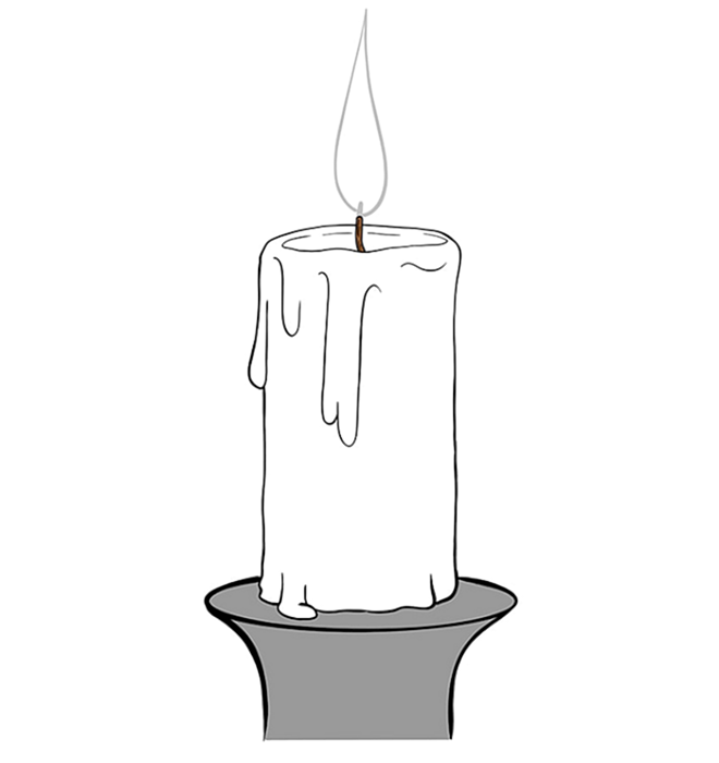 рисунок свечи 06