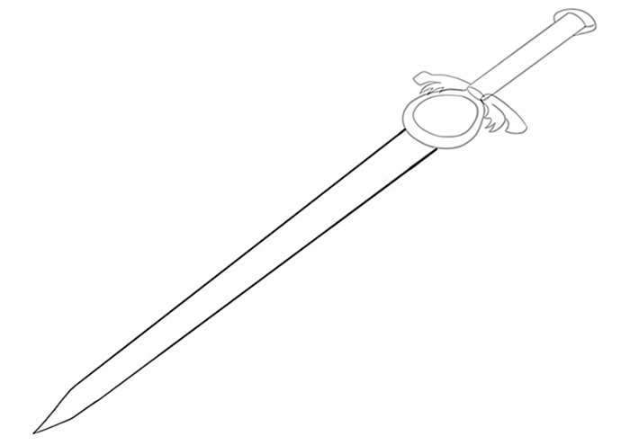 Рисунок меча 5
