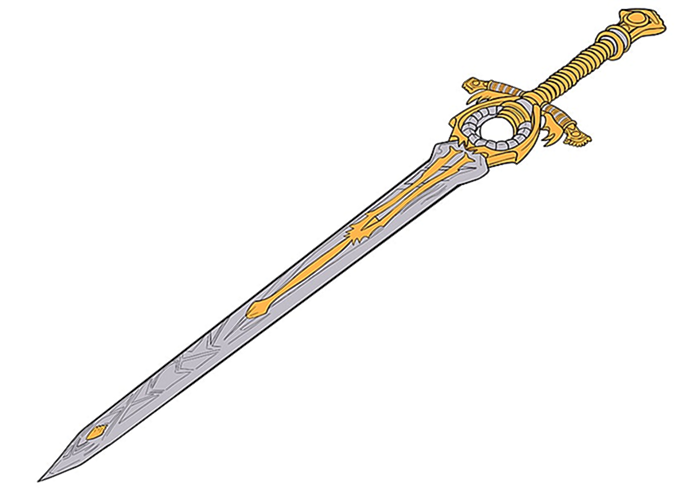Рисование мечом 9