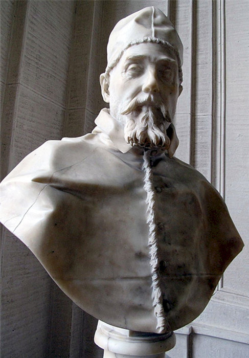 Бюст работы скульптора Бернини