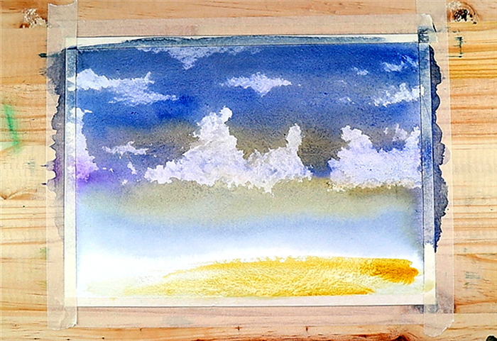 акварельные облака 3