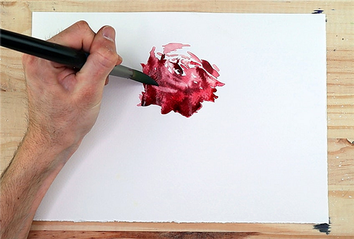 как нарисовать розу 2d