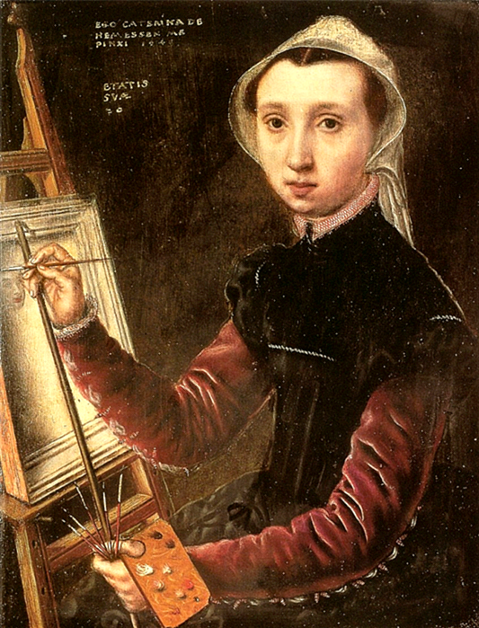 Автопортрет женщин-художниц эпохи Возрождения