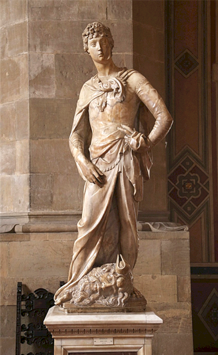 Мраморная статуя Давида