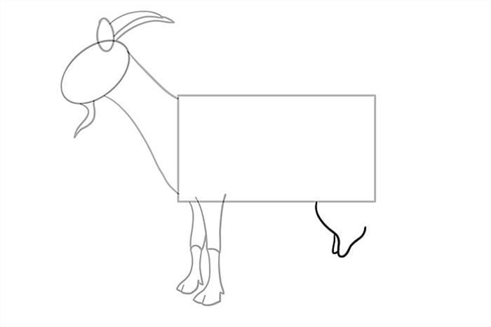рисунок козы 7
